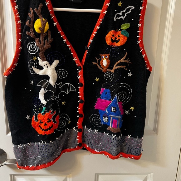 Designers Originals Black Halloween Kids Vest - Picture 1 of 3